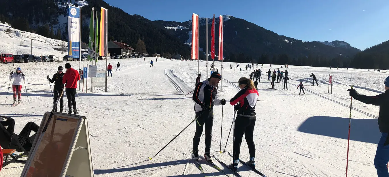 Balderschwang Langlauf Winter Allgäu OUTSIDEstories Dorfloipe