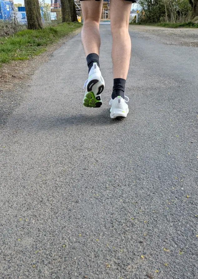 Lauf von hinten