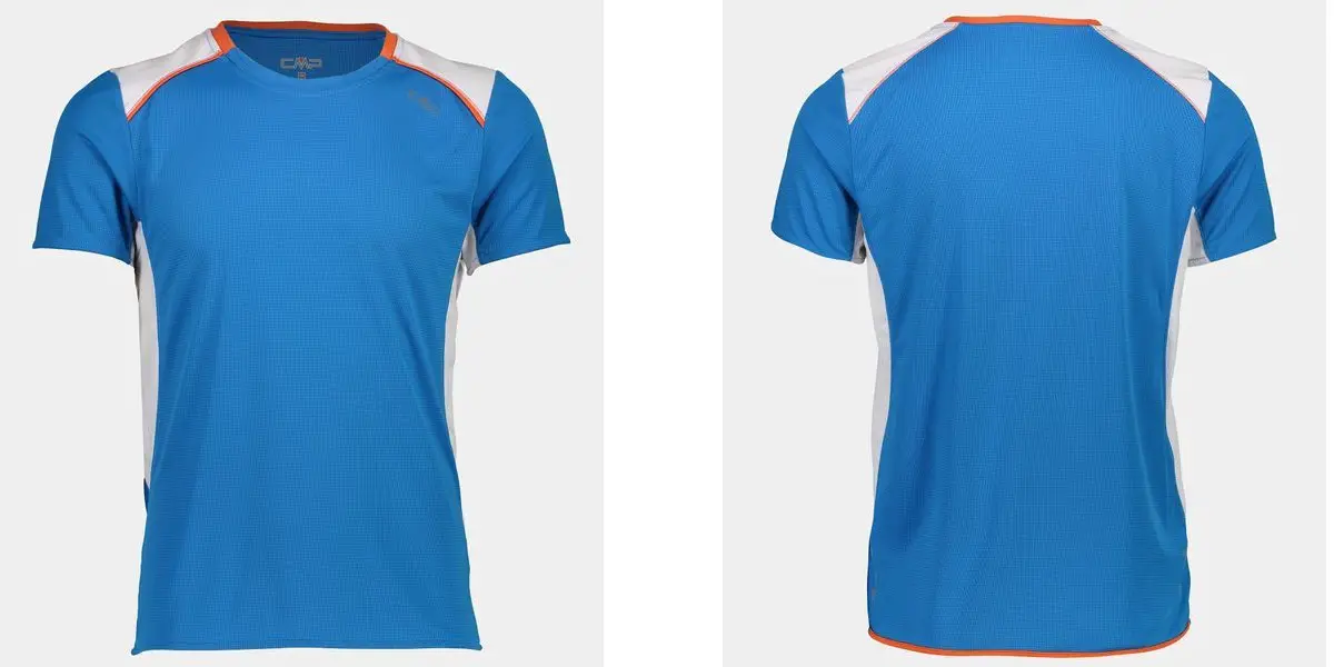Lauf-T-Shirt mit Einsätzen_Herren
