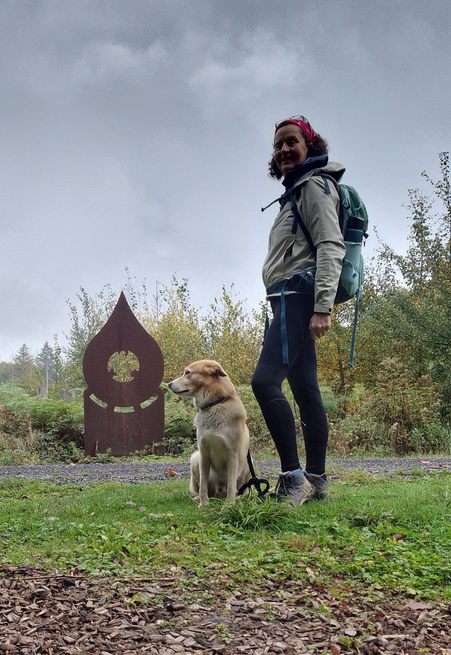 Sprüh- und Nieselregen machen der Laufleggins nichts aus und ich habe zu keinem Zeitpunkt gefroren. 
