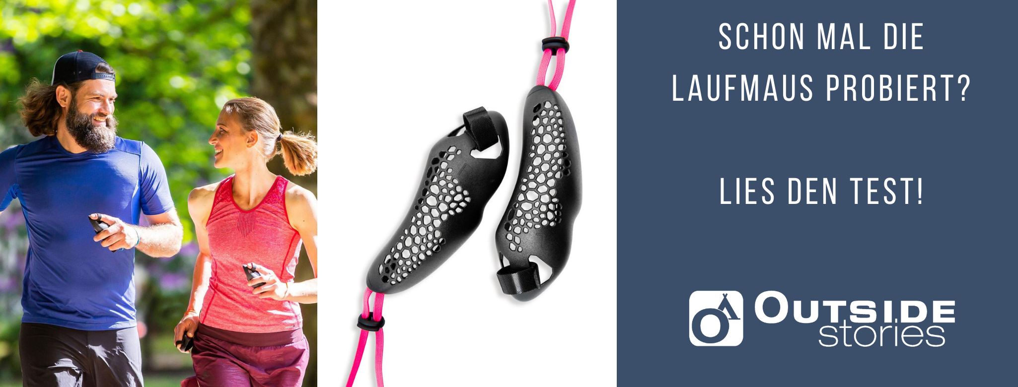 Laufmaus im OUTSIDEstories Test