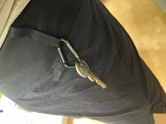 Karabiner mit Schlüssel