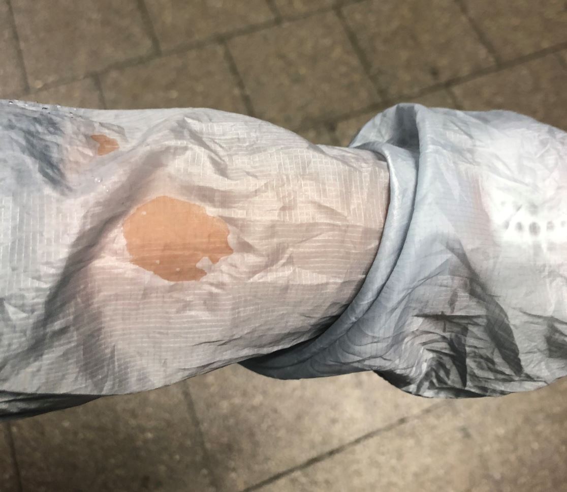 leider durchnässt