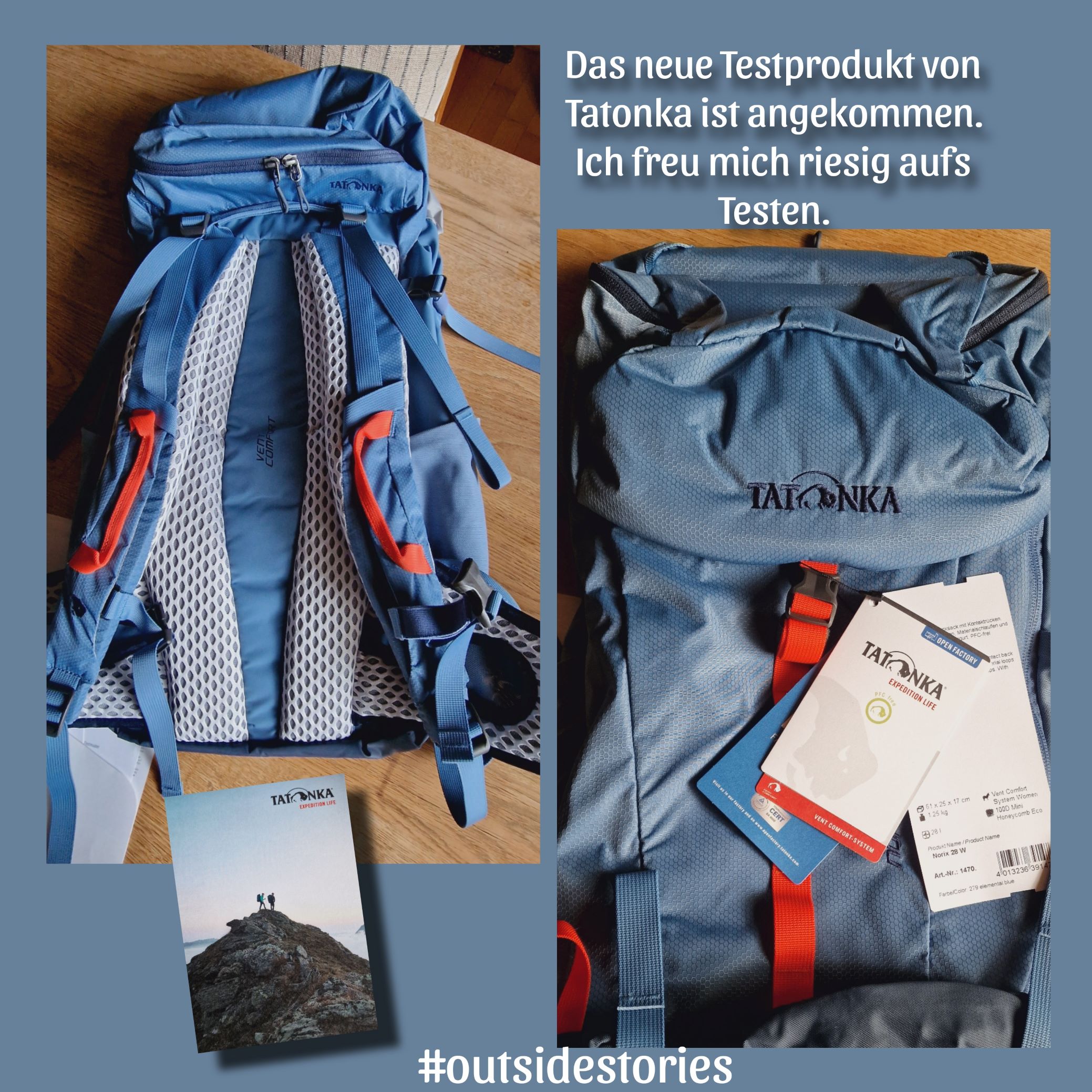 Ein Rucksack für Tagestouren und alle, die Wert auf perfekte Passform haben