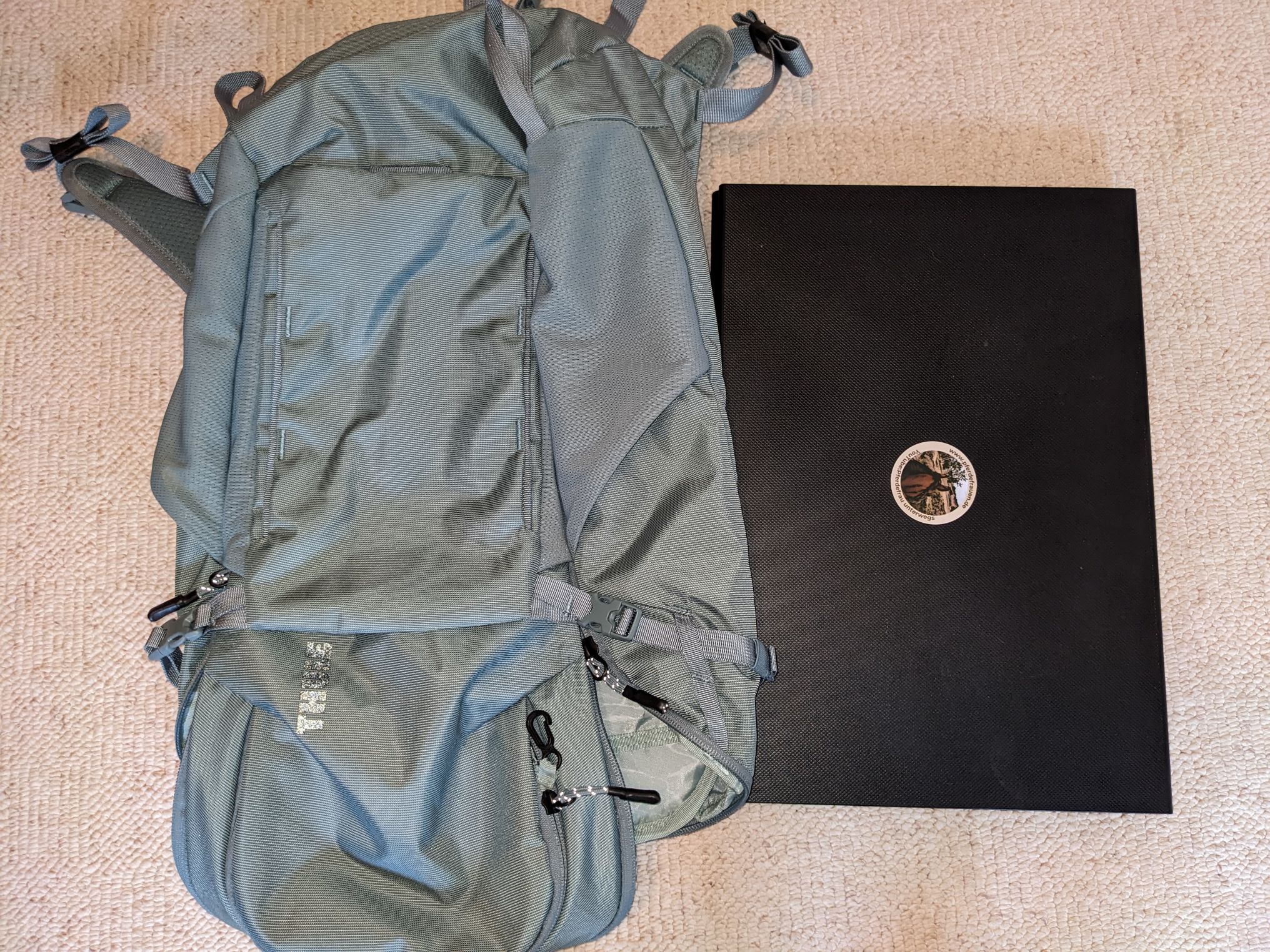 Größenvergleich Notebook Rucksack