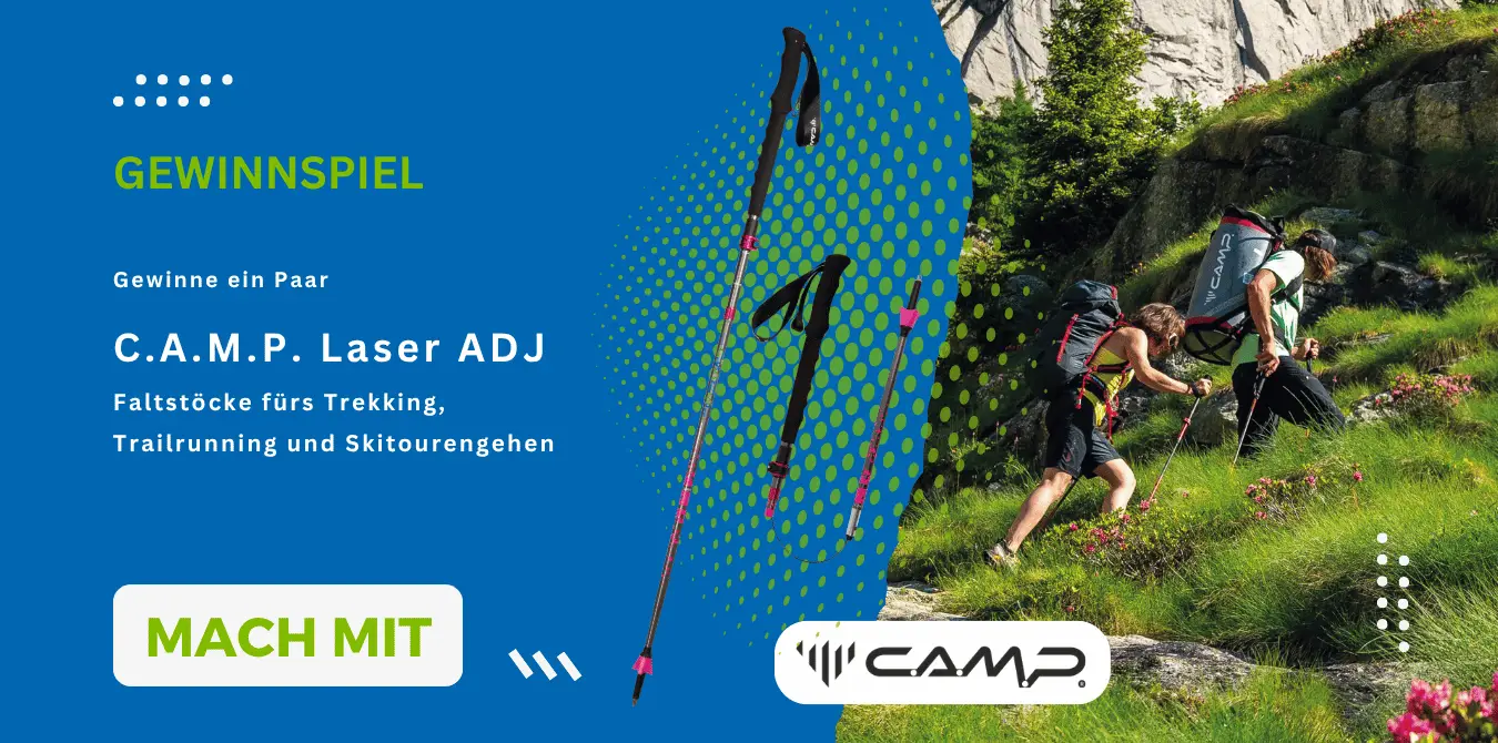 C.A.M.P. Gewinnspiel Laser ADJ Trekkingstock