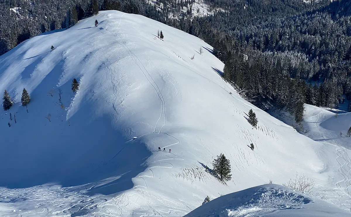 OUTSIDEstories Skitouren Hochplatte Bayerische Alpen
