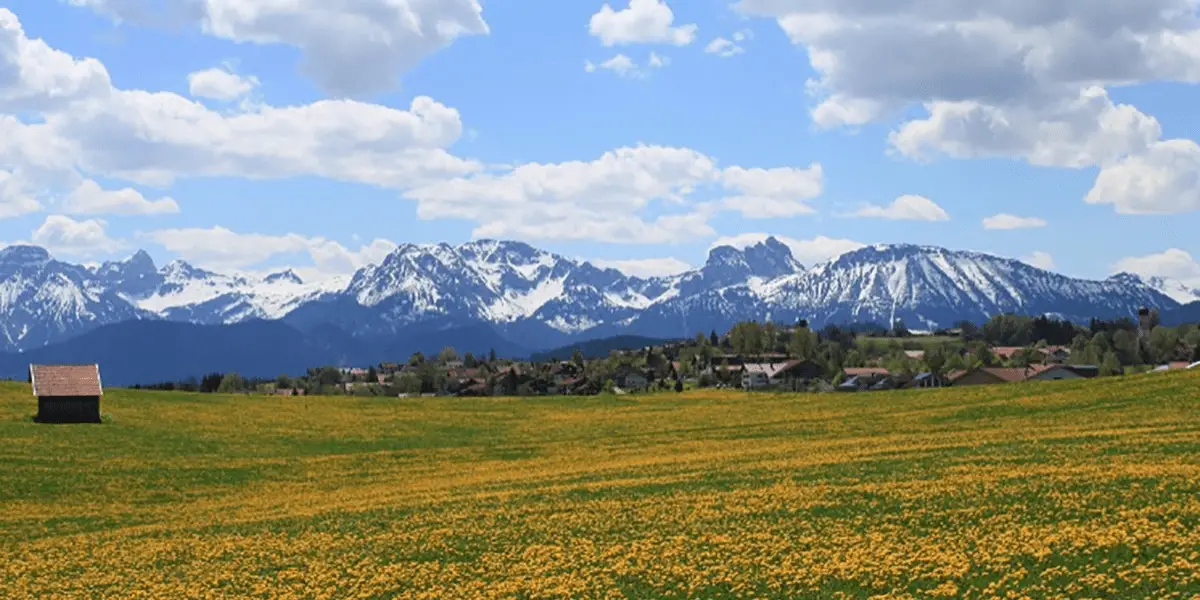  OUTSIDEstories Unterwegs-Tipp Nesselwang, Blick über Seeg