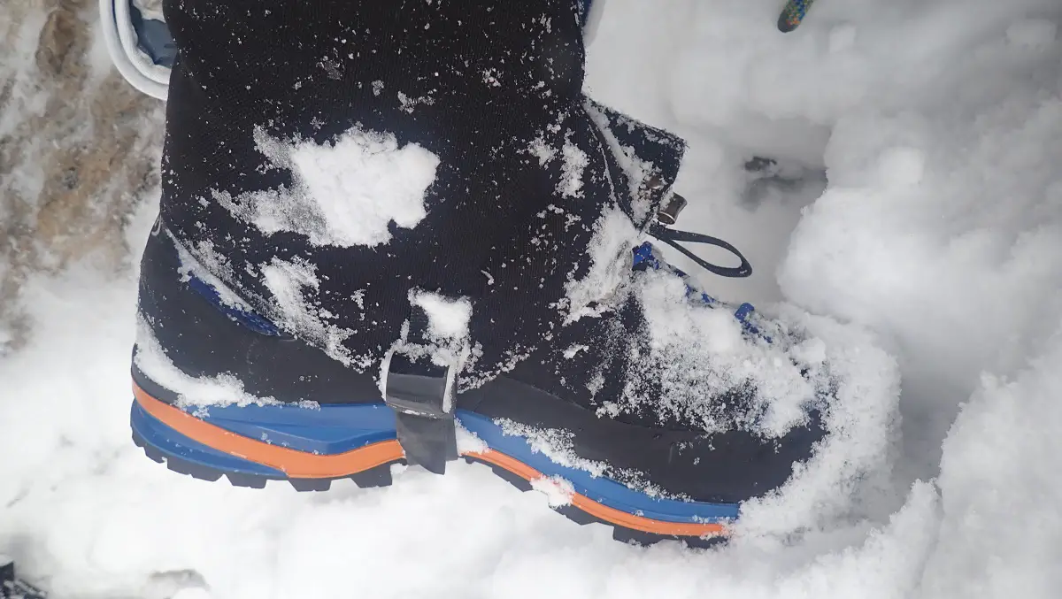 mitten im tiefschnee