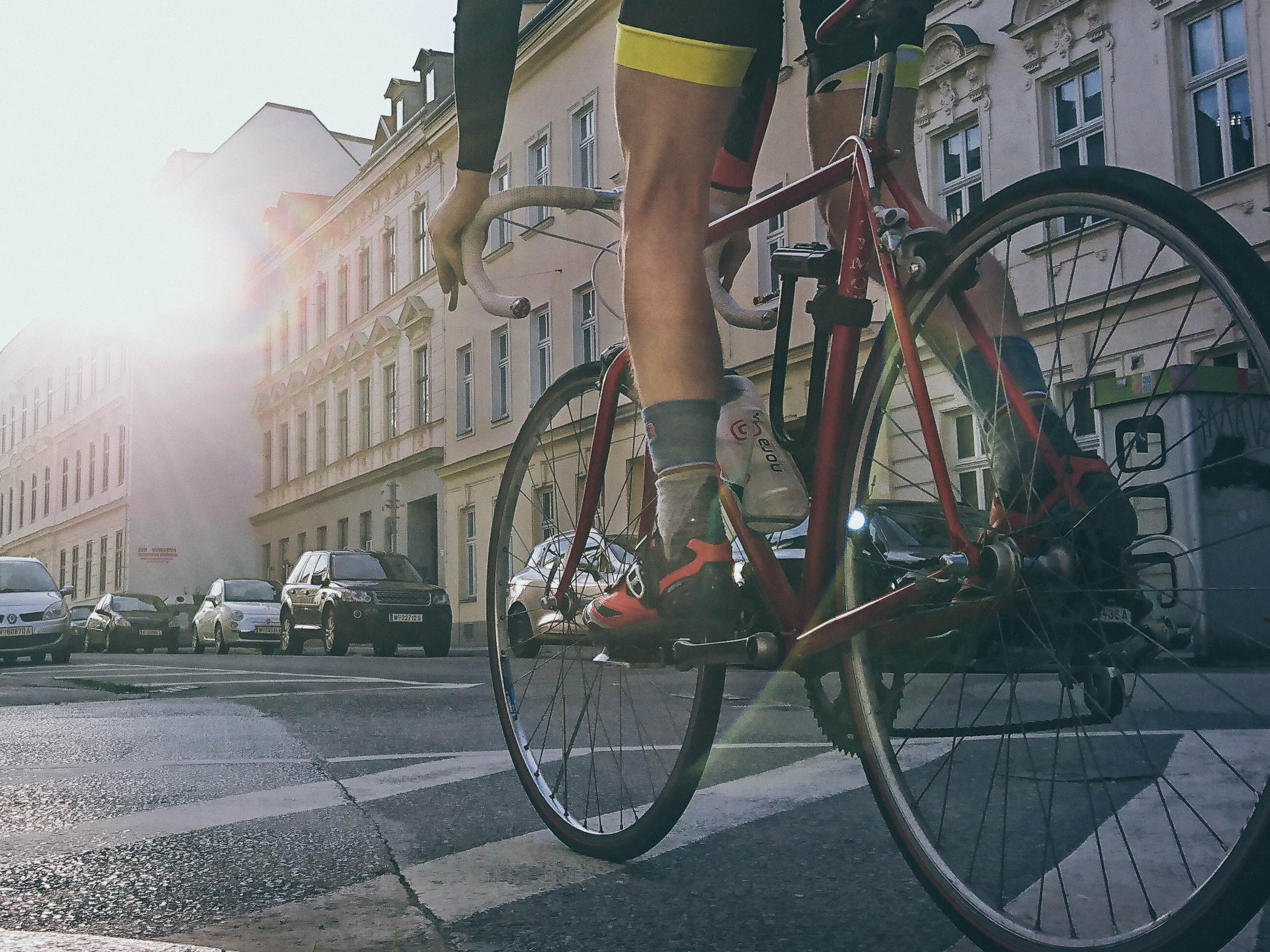 Stadtrad und Sportgerät - eine Kombi die Funktioniert.