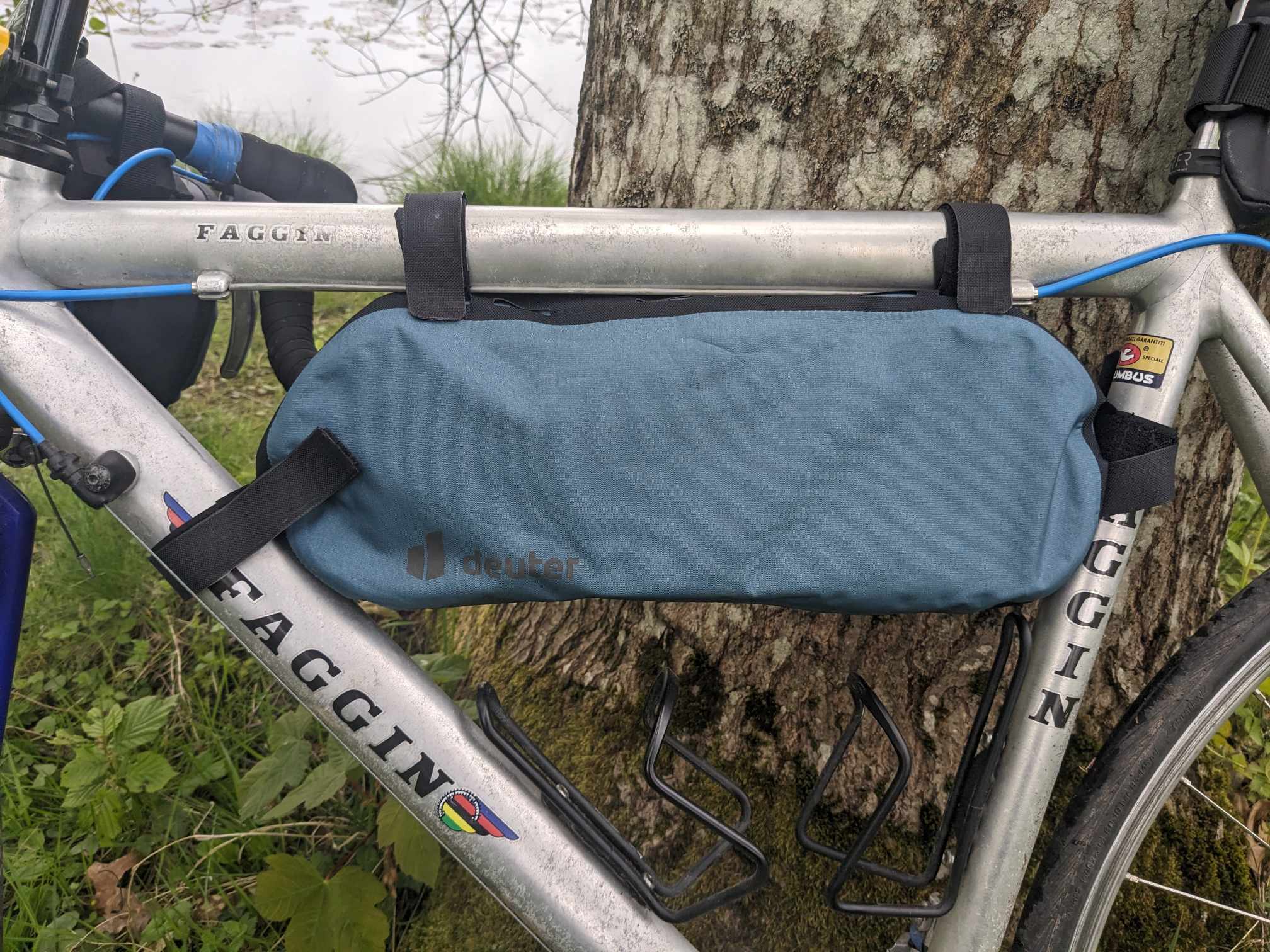 Tasche im Rennrad 