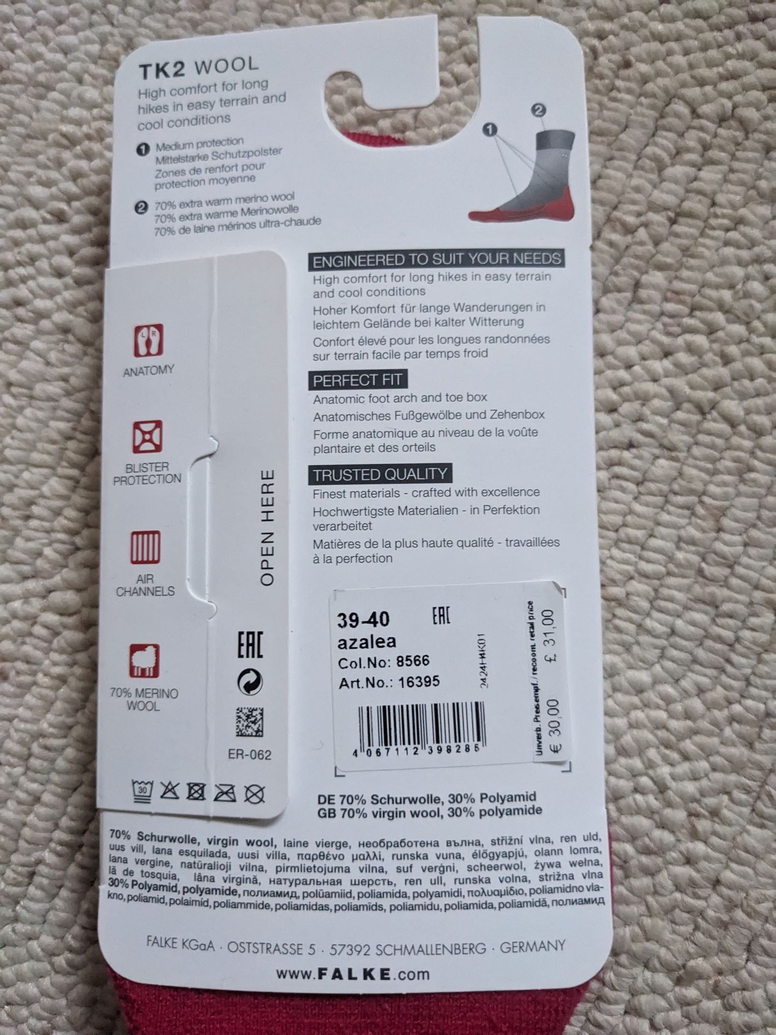 Label Rückseite