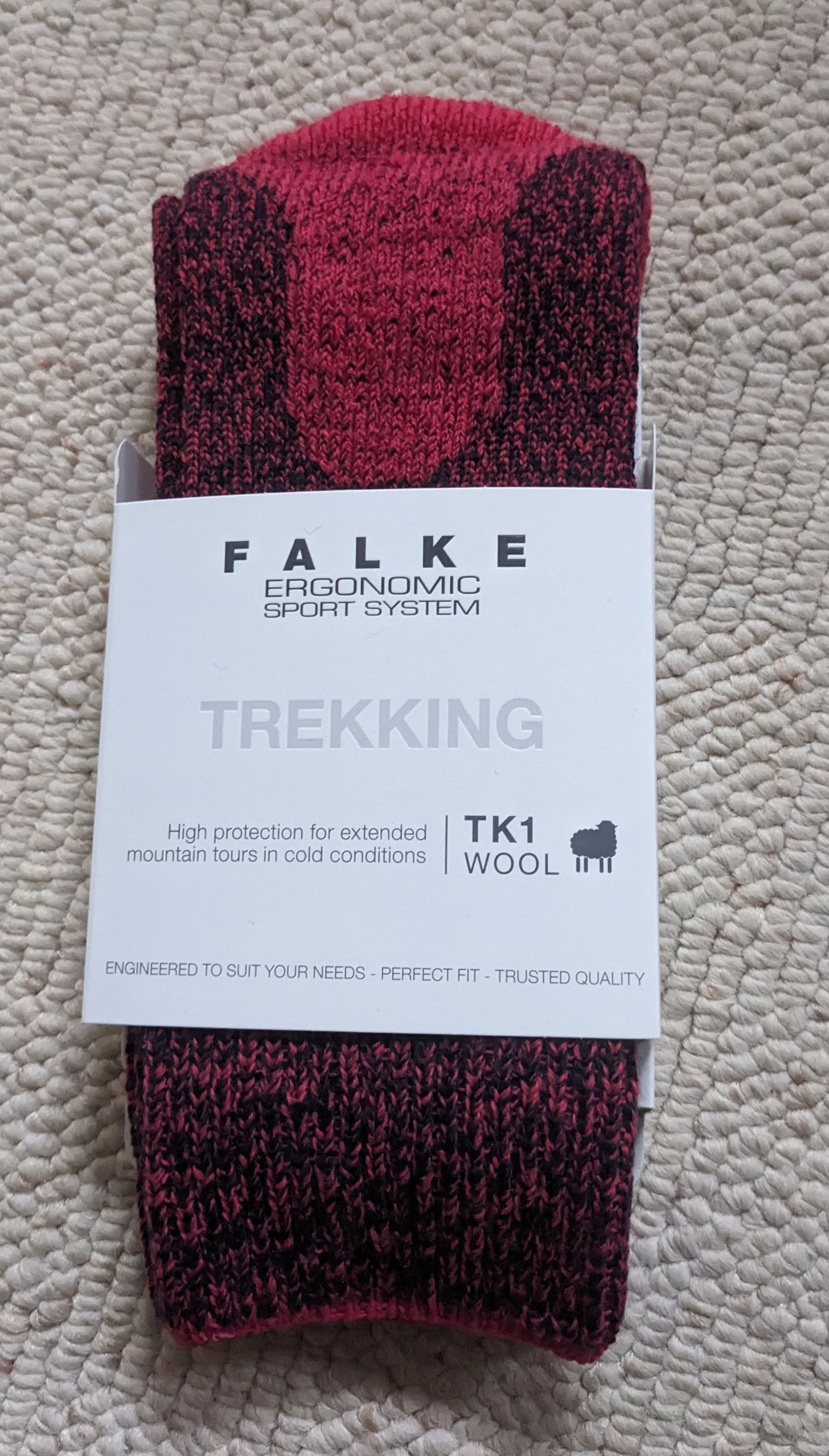 Socken mit Label