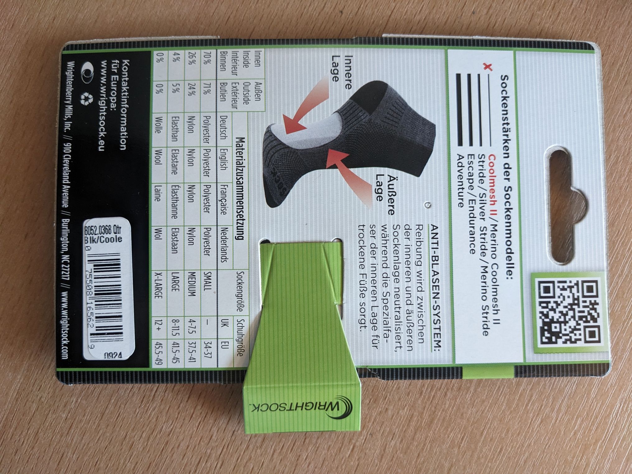 Label Rückseite