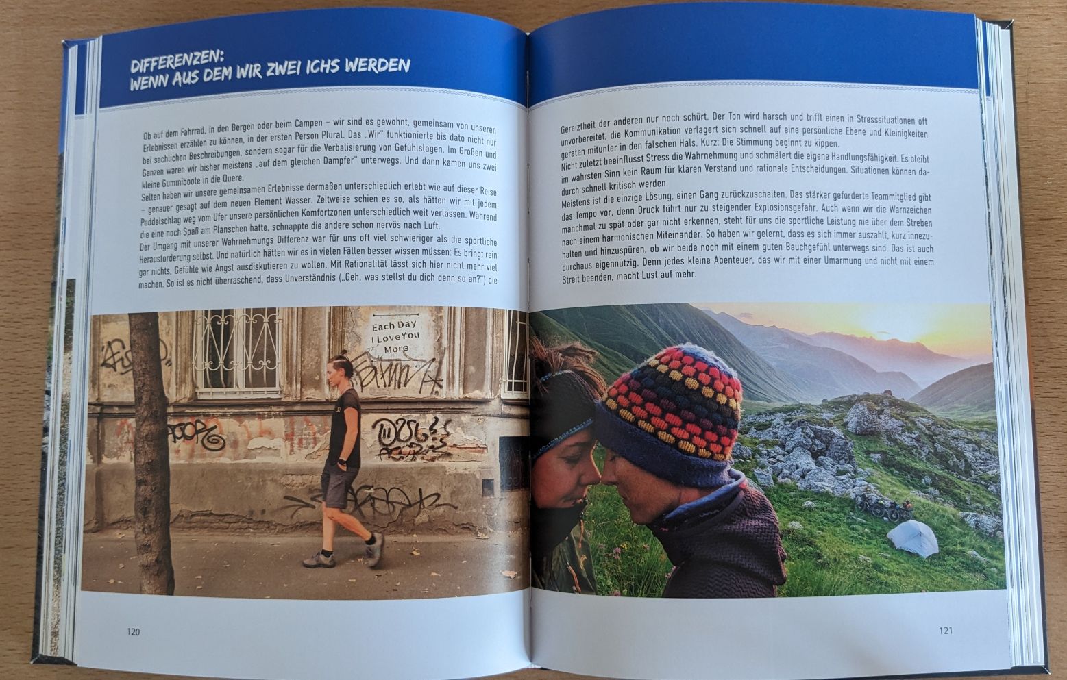 Der kompetente OUTSIDEstories-Test: Sachbuch „Drei Länder, zwei Frauen, ein Zelt