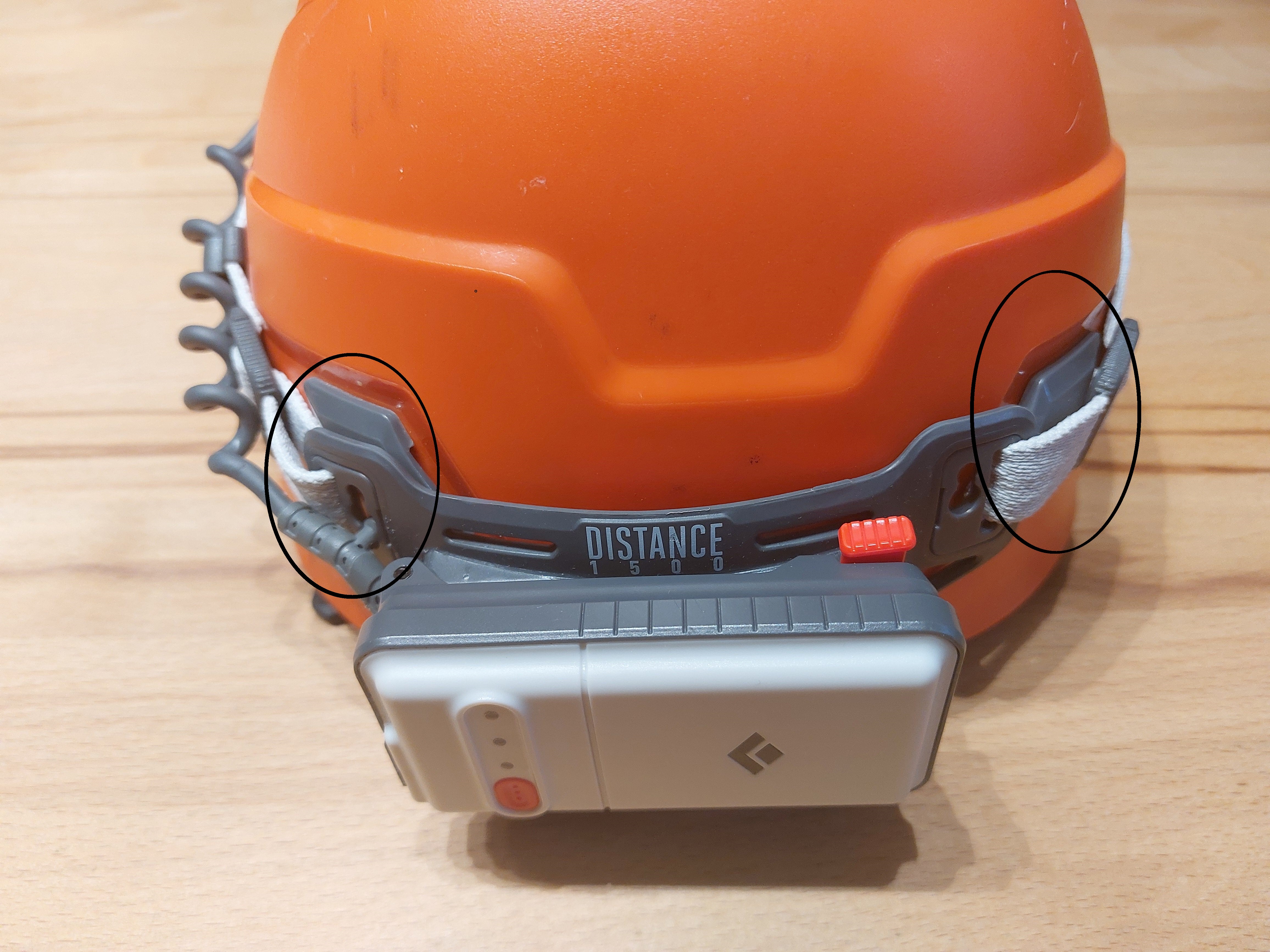 Befestigung Helm hinten