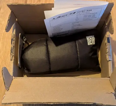 JULBO Faster Paket mit Lieferschein und Brille in Hülle