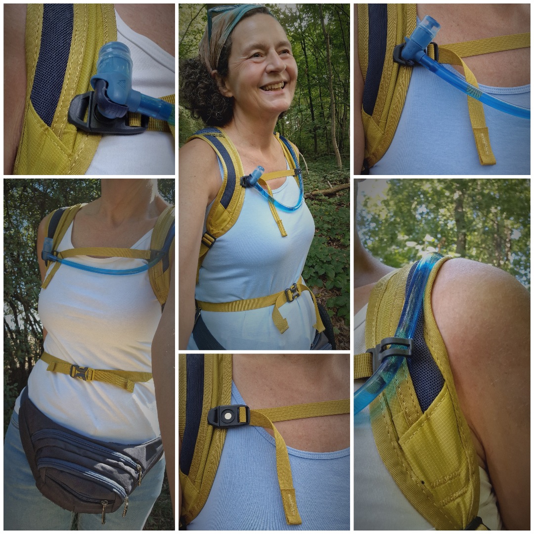 Der Gregory Trinkrucksack ist rundeherum bequem und passt sich perfekt an die Anatomie an
