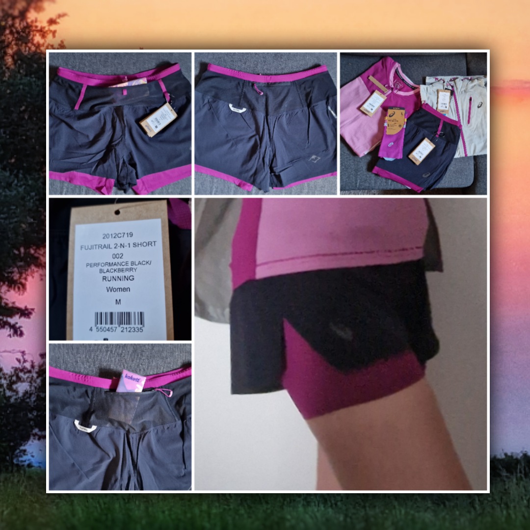 Moderne, pfiffig geschnittene Trailrunnigshort
