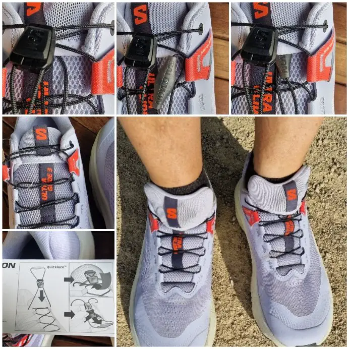 Das Qicklace Schnürsytem von Salomon ist eine echte Innovation und lässt sich sehr einfach bedienen.  