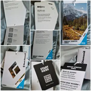 Alle Anhänger sind aus Pappe und bieten viele Informationen.