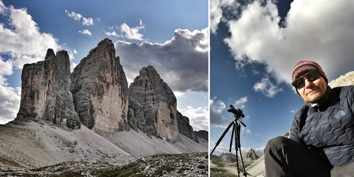 Produkt-Tester Pippo in den Dolomiten 
