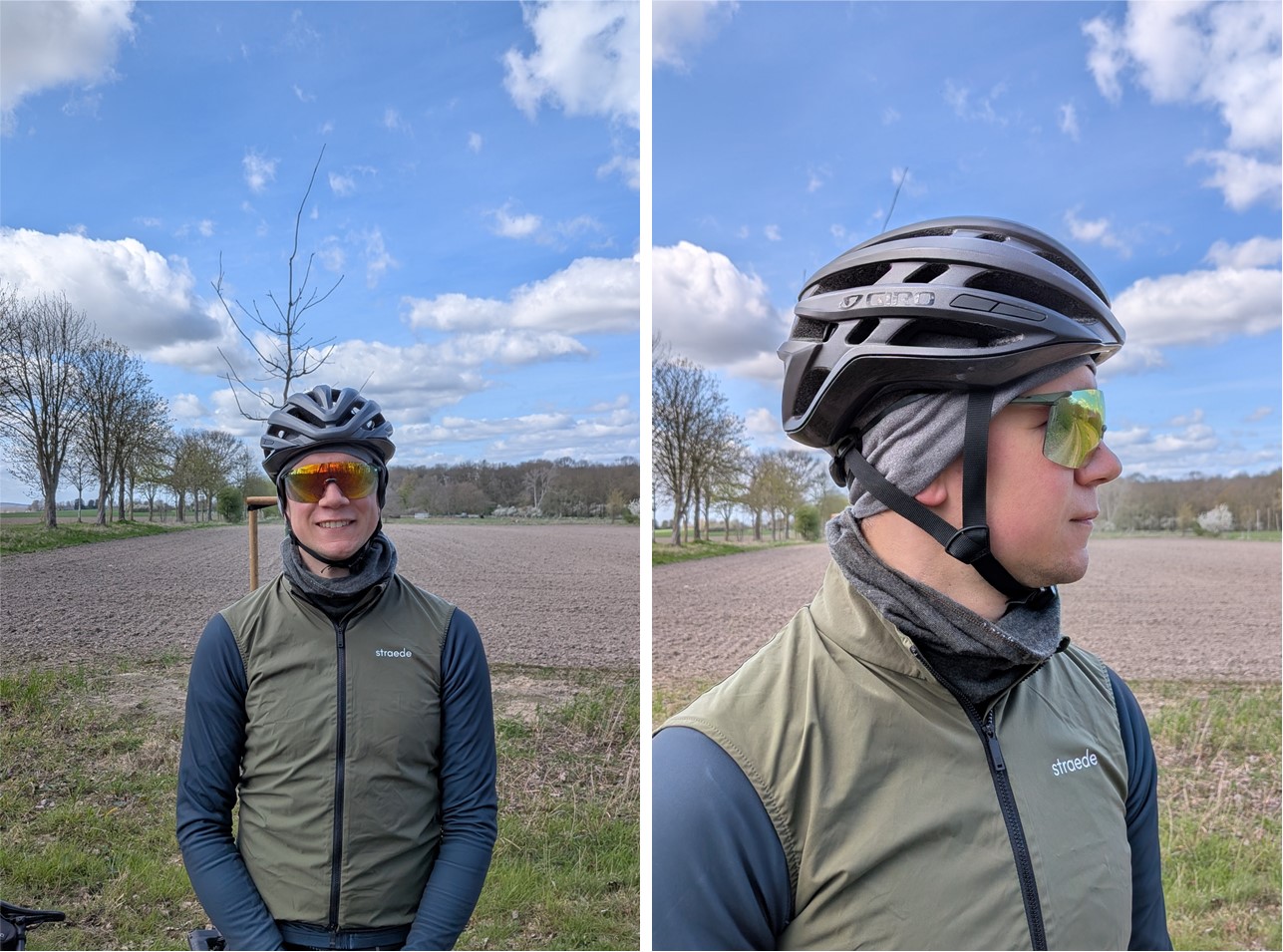 Test beim Radfahren