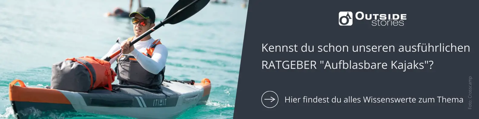 Ratgeber aufblasbare Kajaks Kajaktour auf dem See