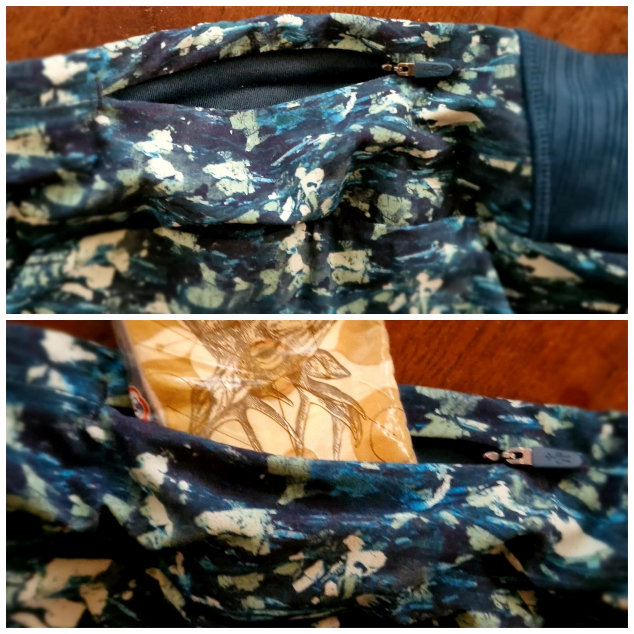 Versteckte Tasche für Kleinigkeiten und den Autoschlüssel