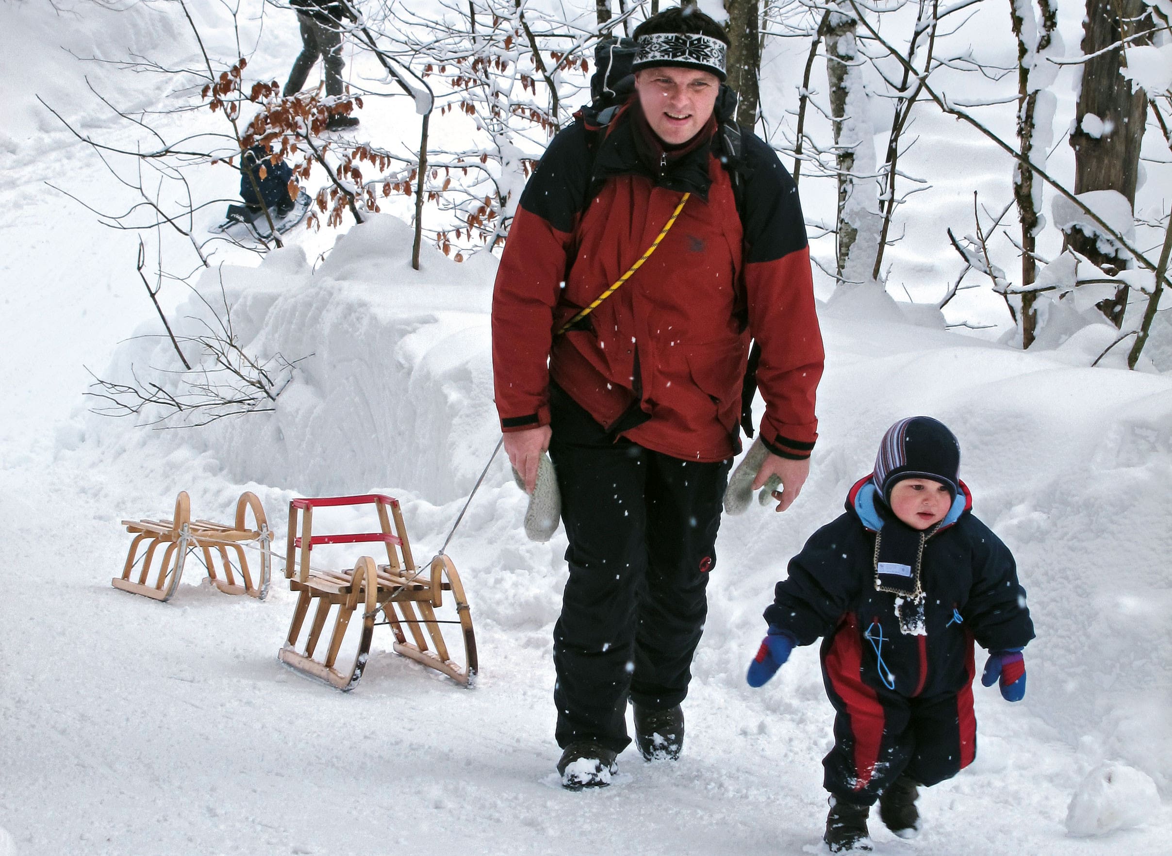 WinterErlebnis-Touren mit Kindern Münchner Hausberge Oberbayern