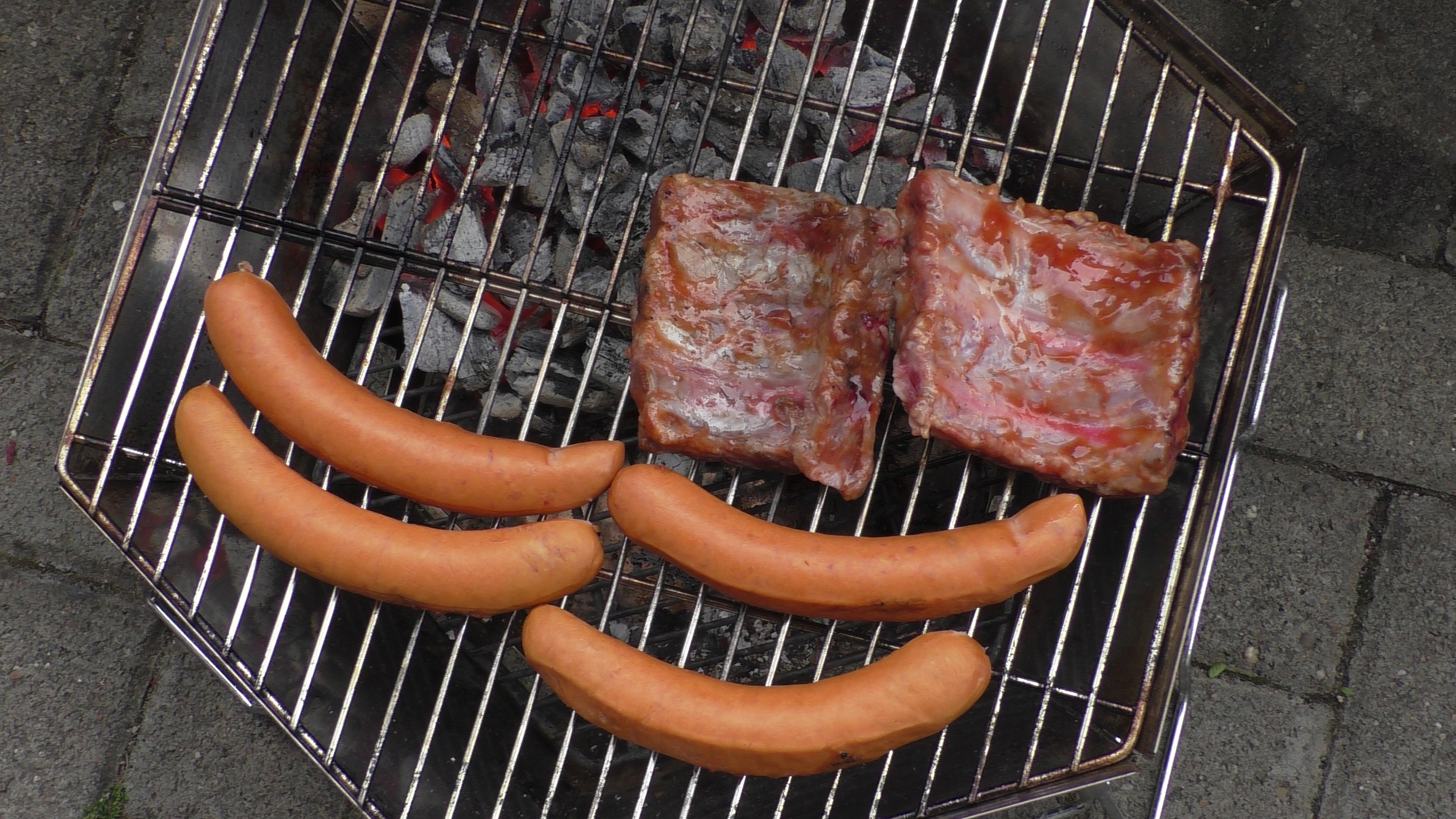 Direkte und Indirekte Grillzone