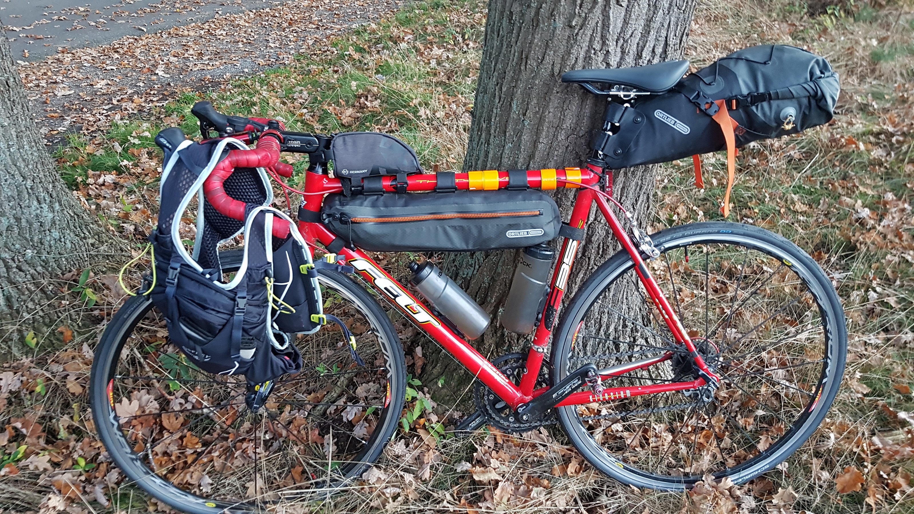 Test Setup für 761 km am Stück