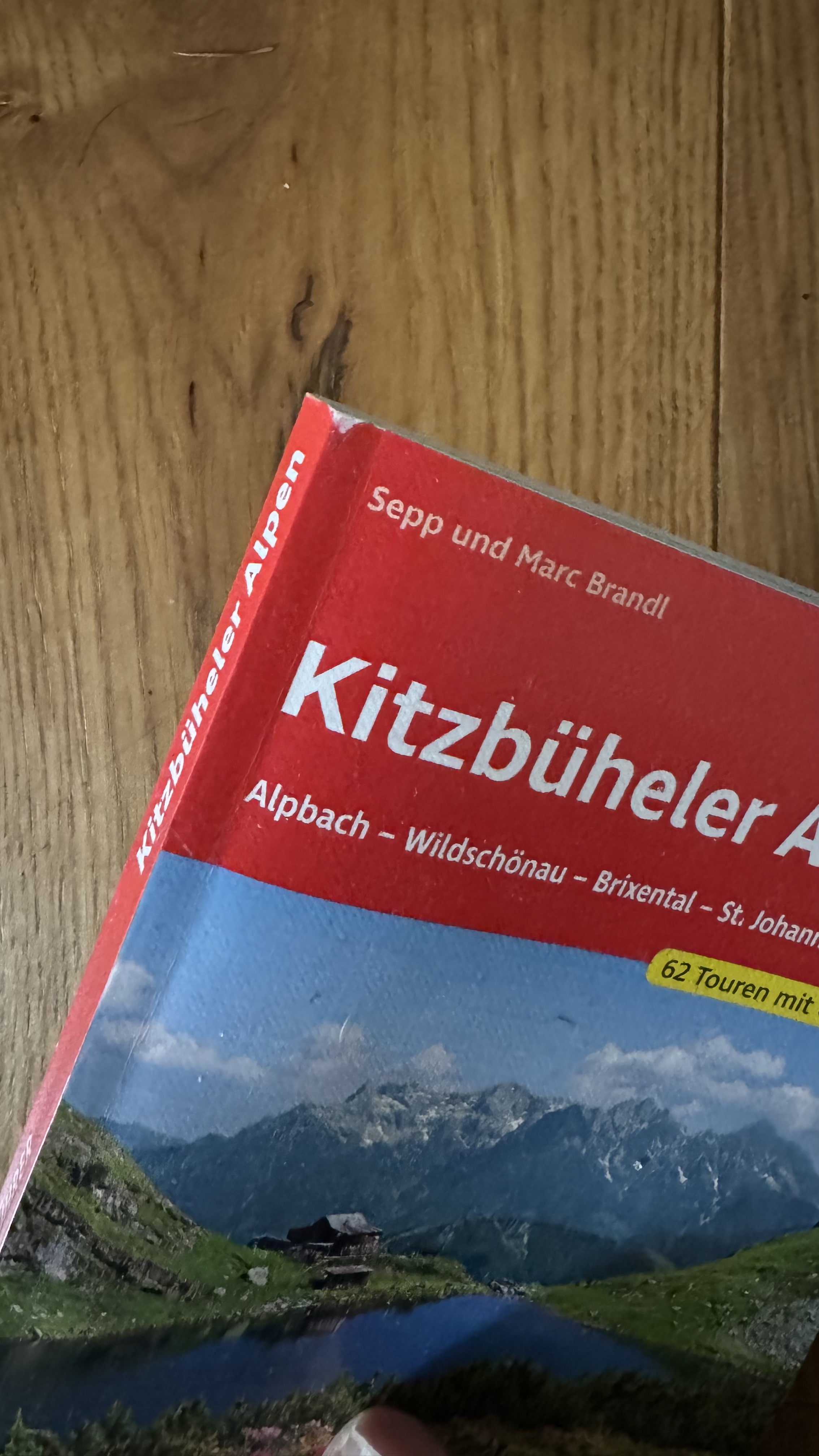 Gebrauchsspuren am Wanderführer