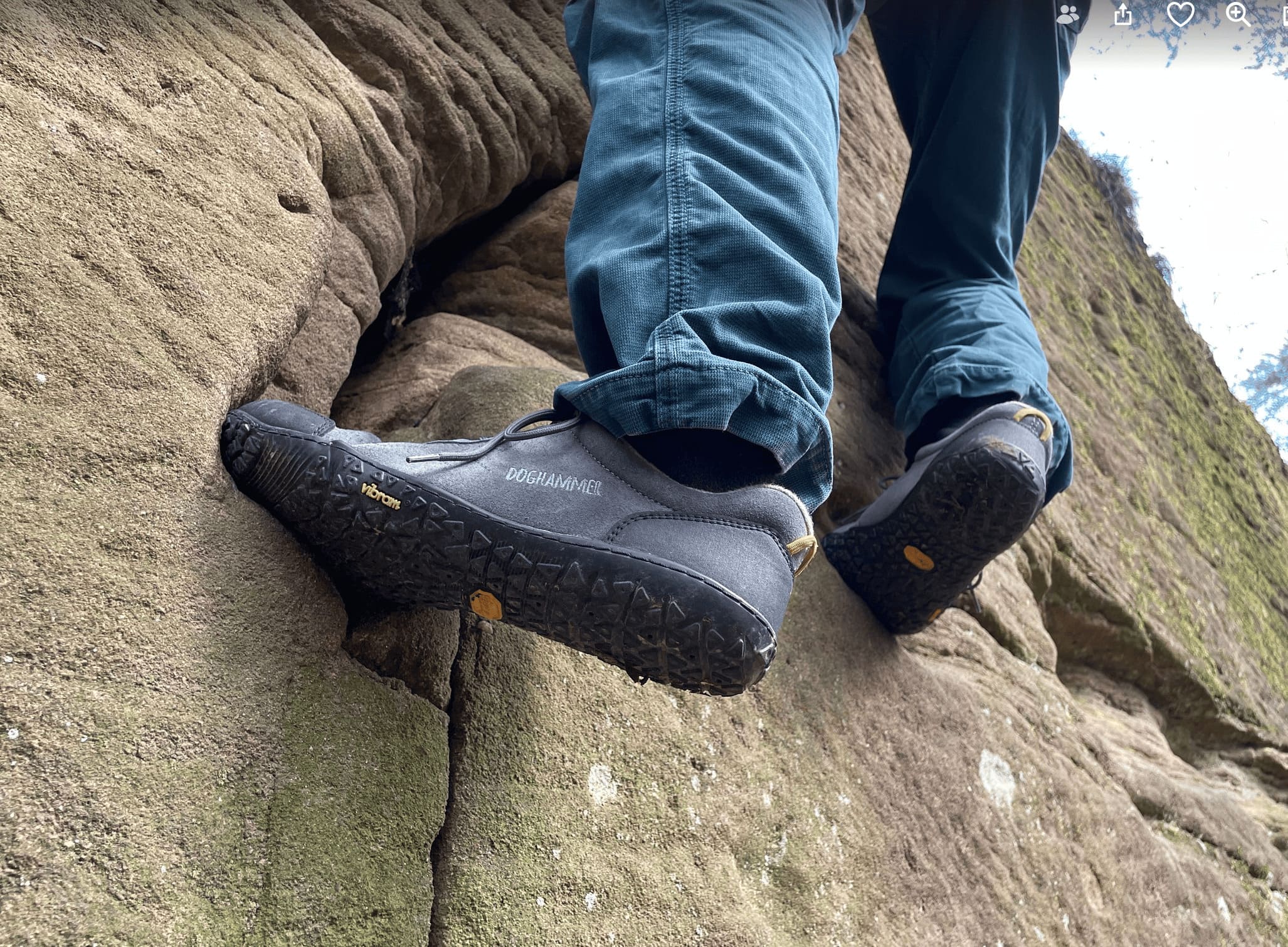 OUTSIDEstories-Test: DOGHAMMER	Terrar Rock Wool - Barfuß-Wandeschuhe, Herren