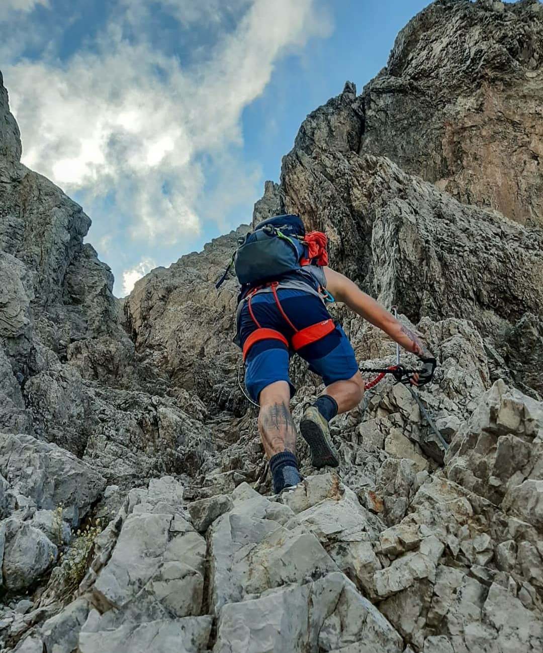 Forclaz Trek 500 beim Kraxln