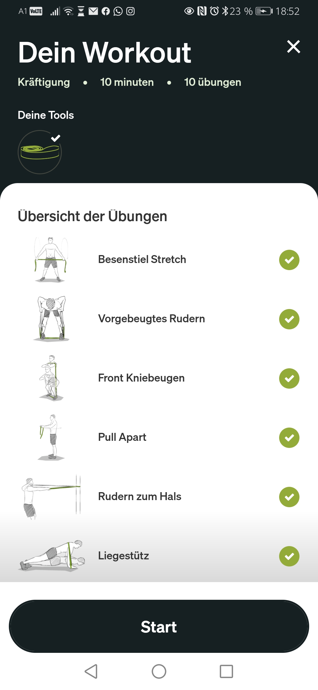 Blackroll App Ausgewählte Übungen