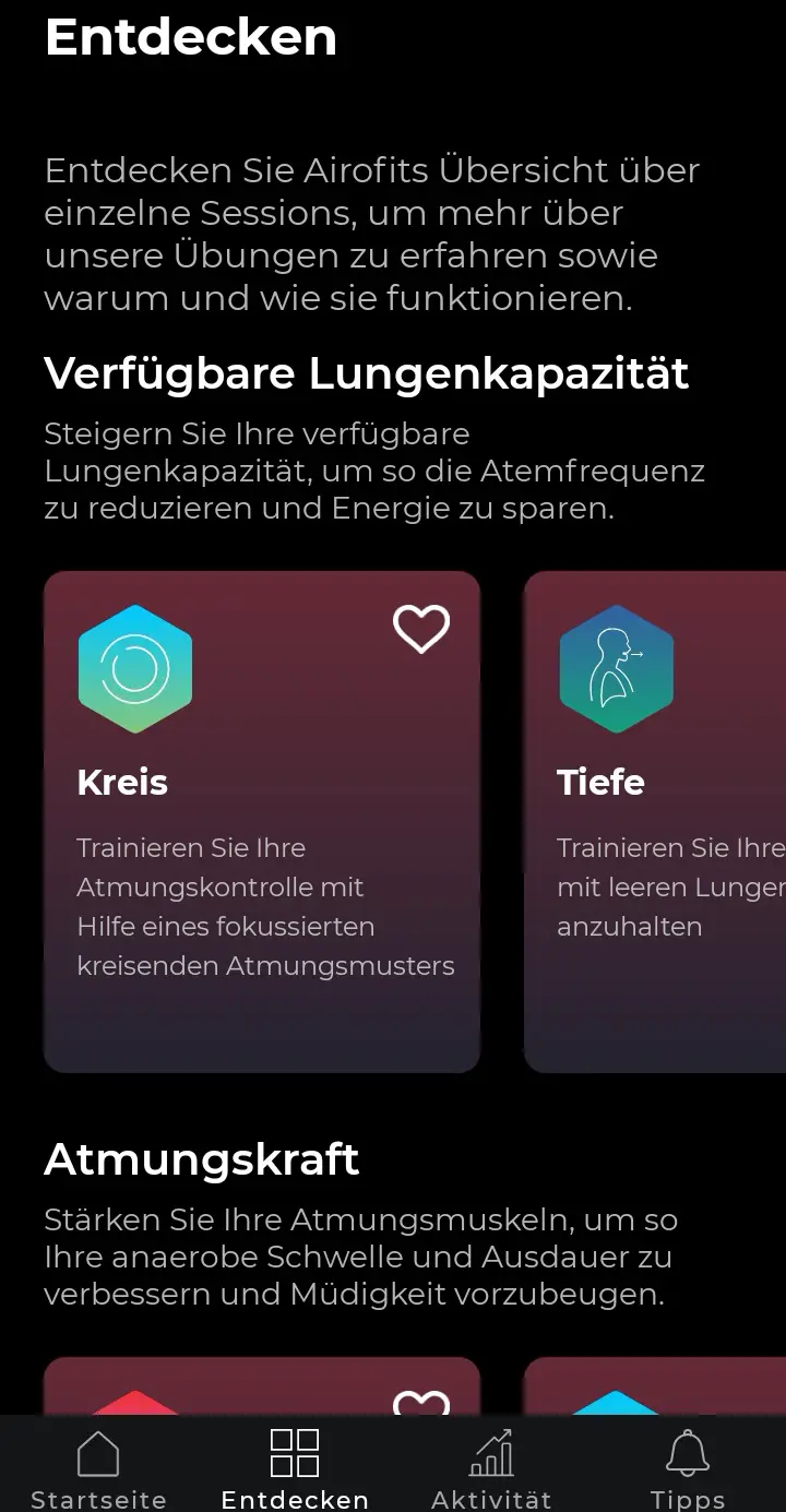 Trainingsprogramme