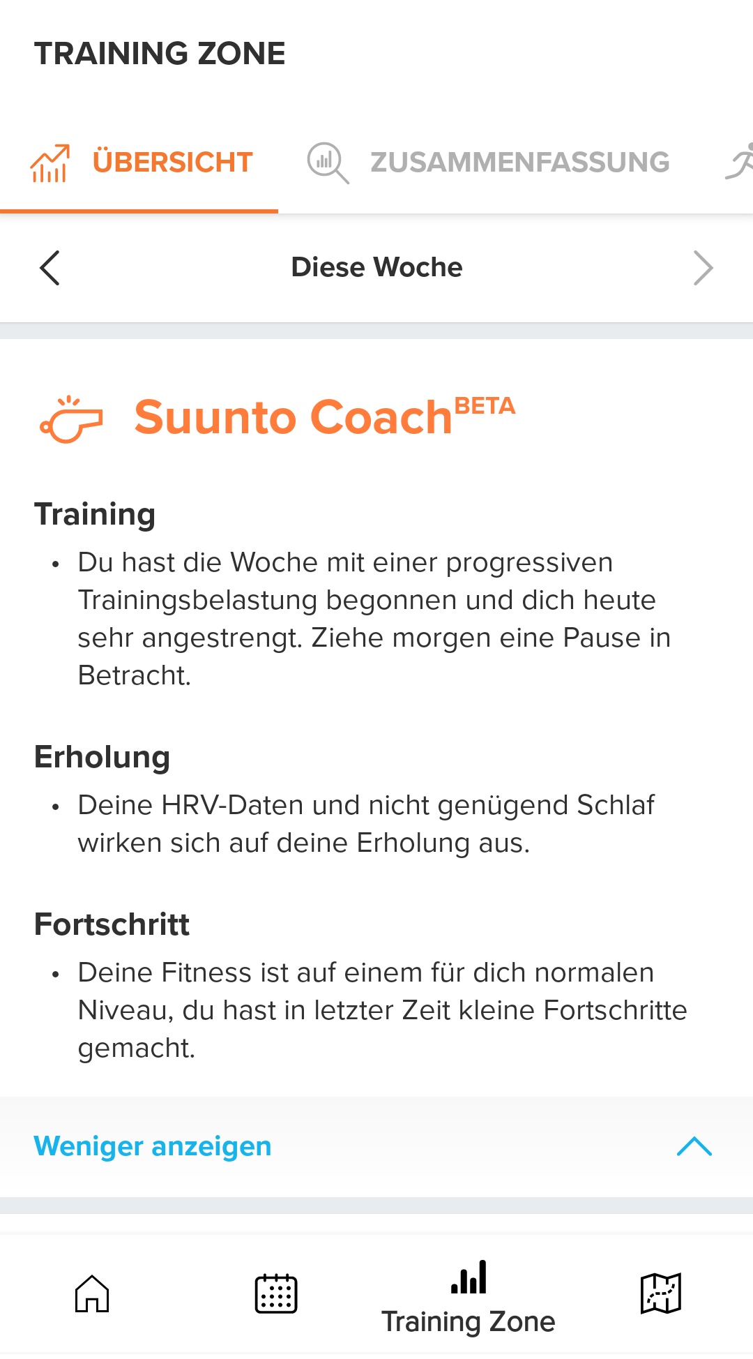 Trainingsanalyse