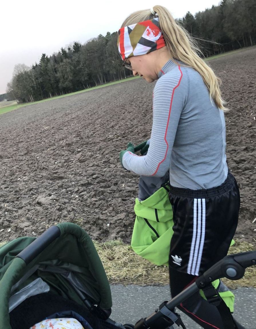 Jacke wieder anziehen nach dem Intervalltraining