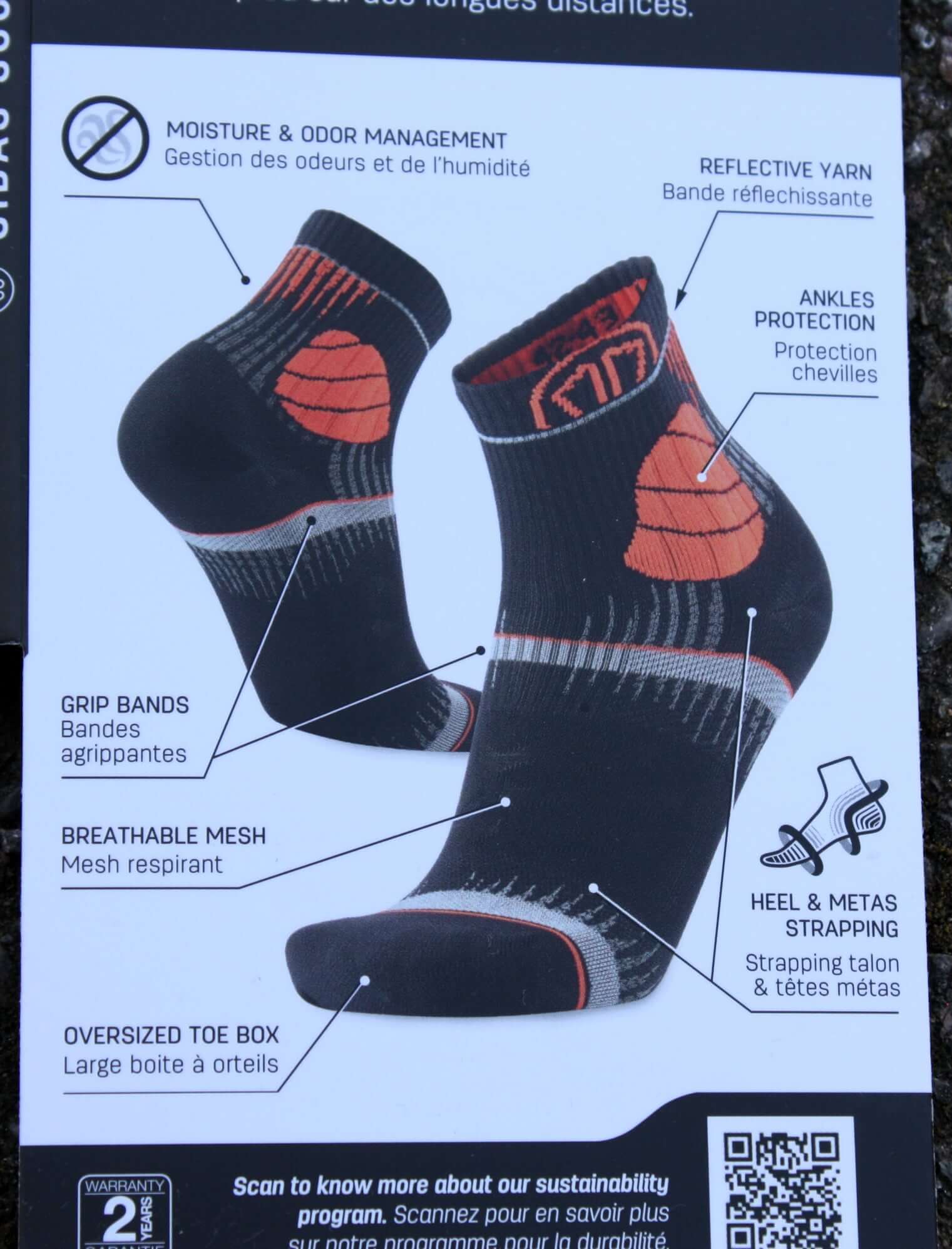 Sidas Trail Ultra Laufsocken 10