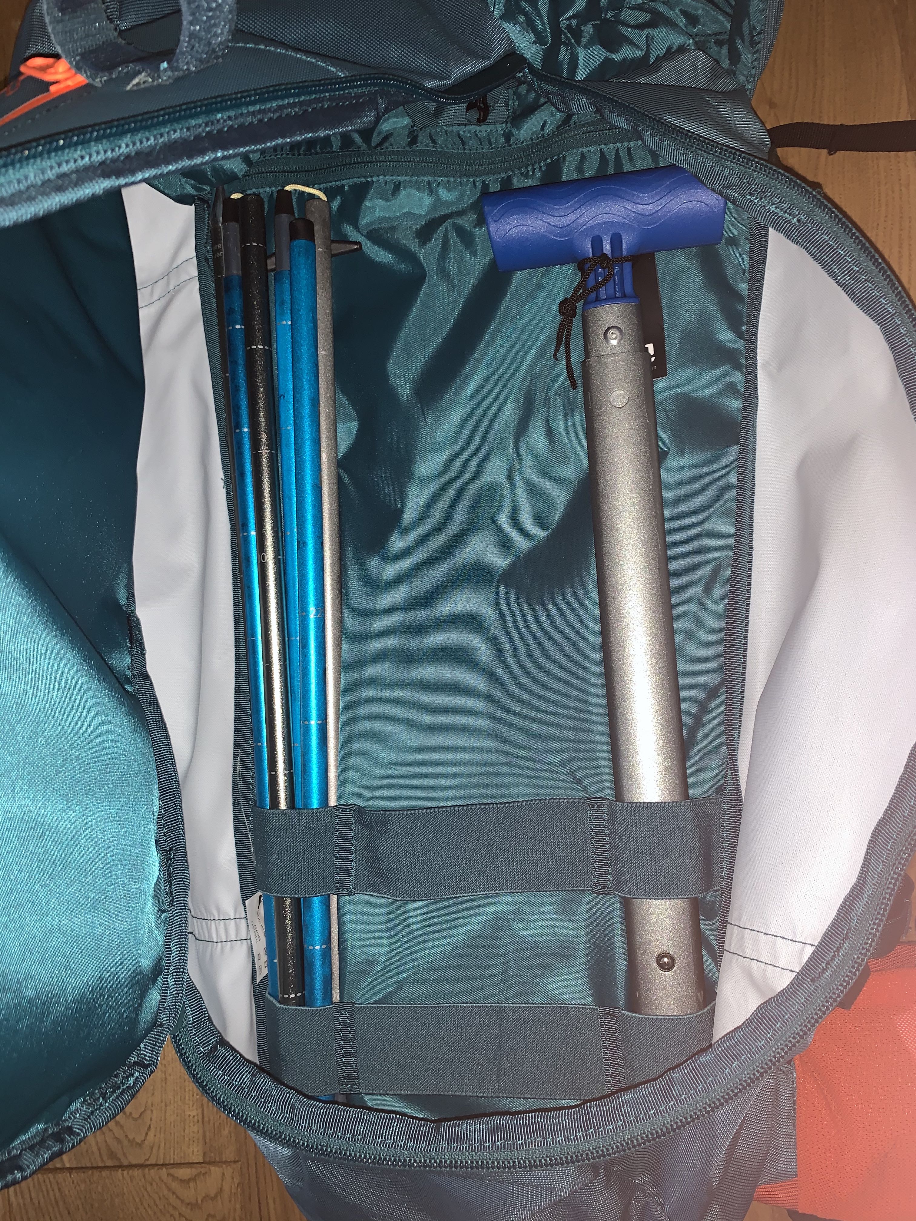 Schaufelschaft und Sonde