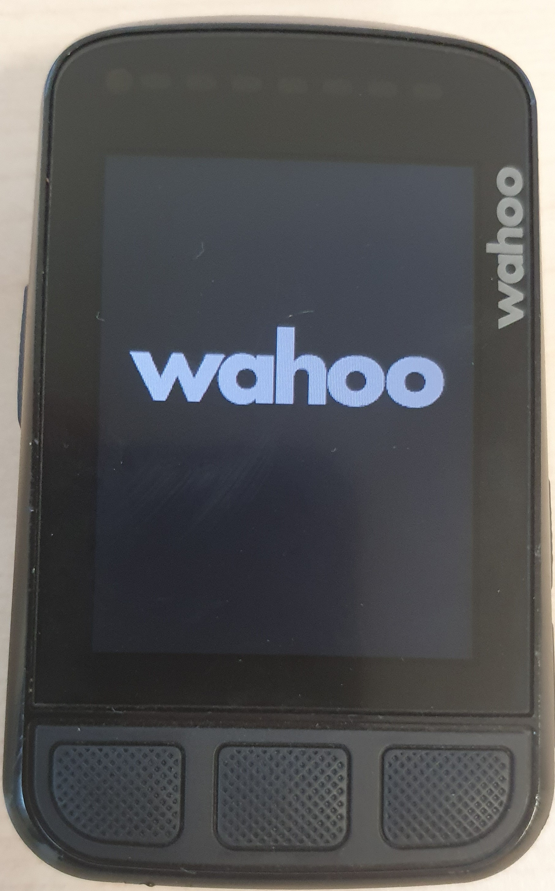 Startbildschirm des Wahoo Elemnt Bolt v2