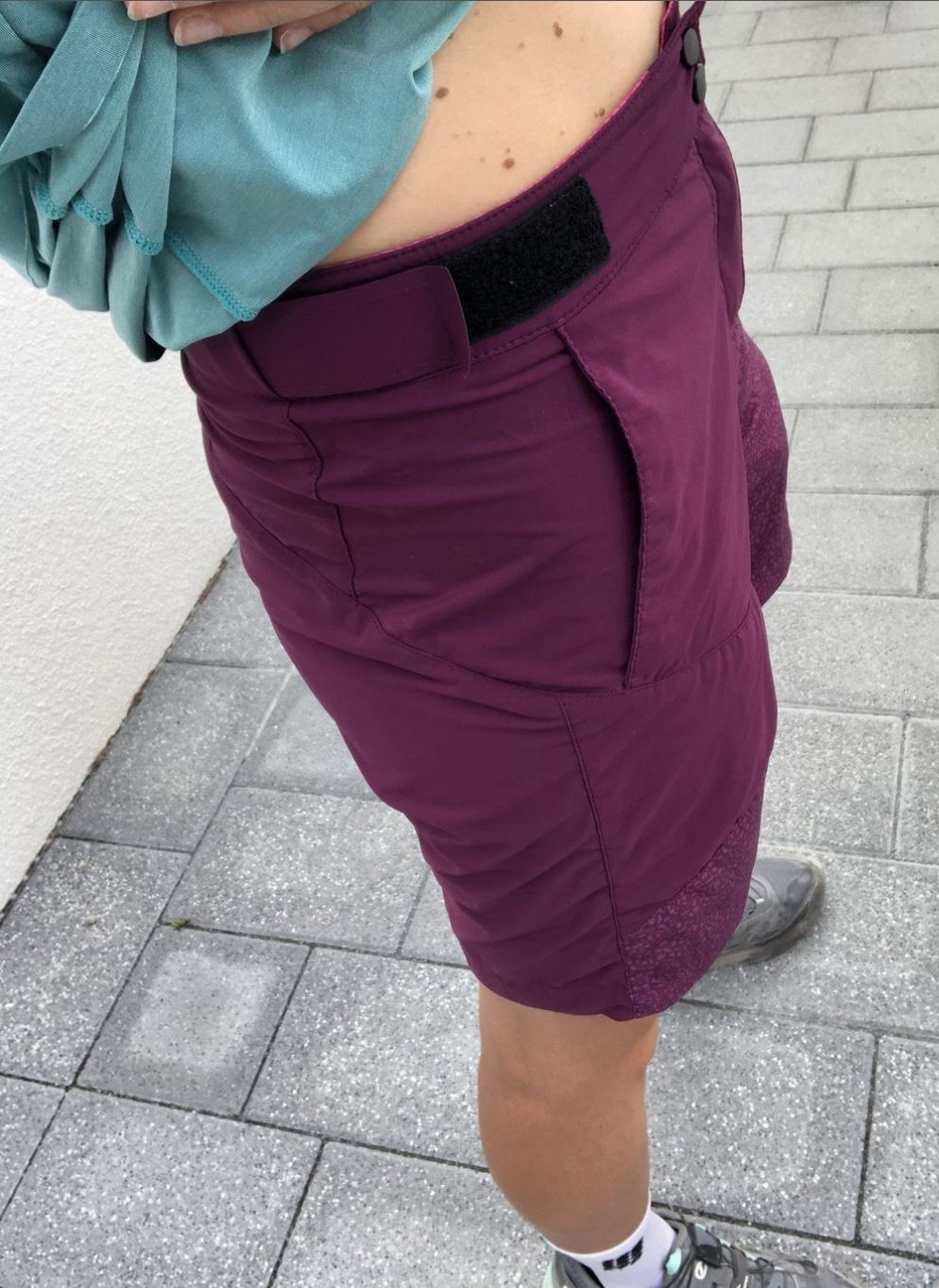 seitliches Klett zur Weitenreguierung