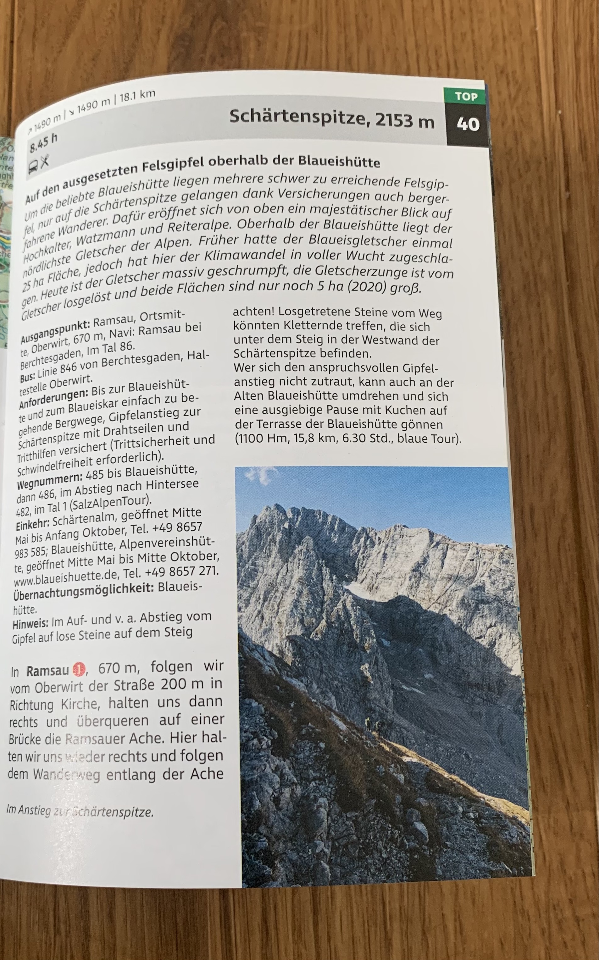 erste Seite der Tour