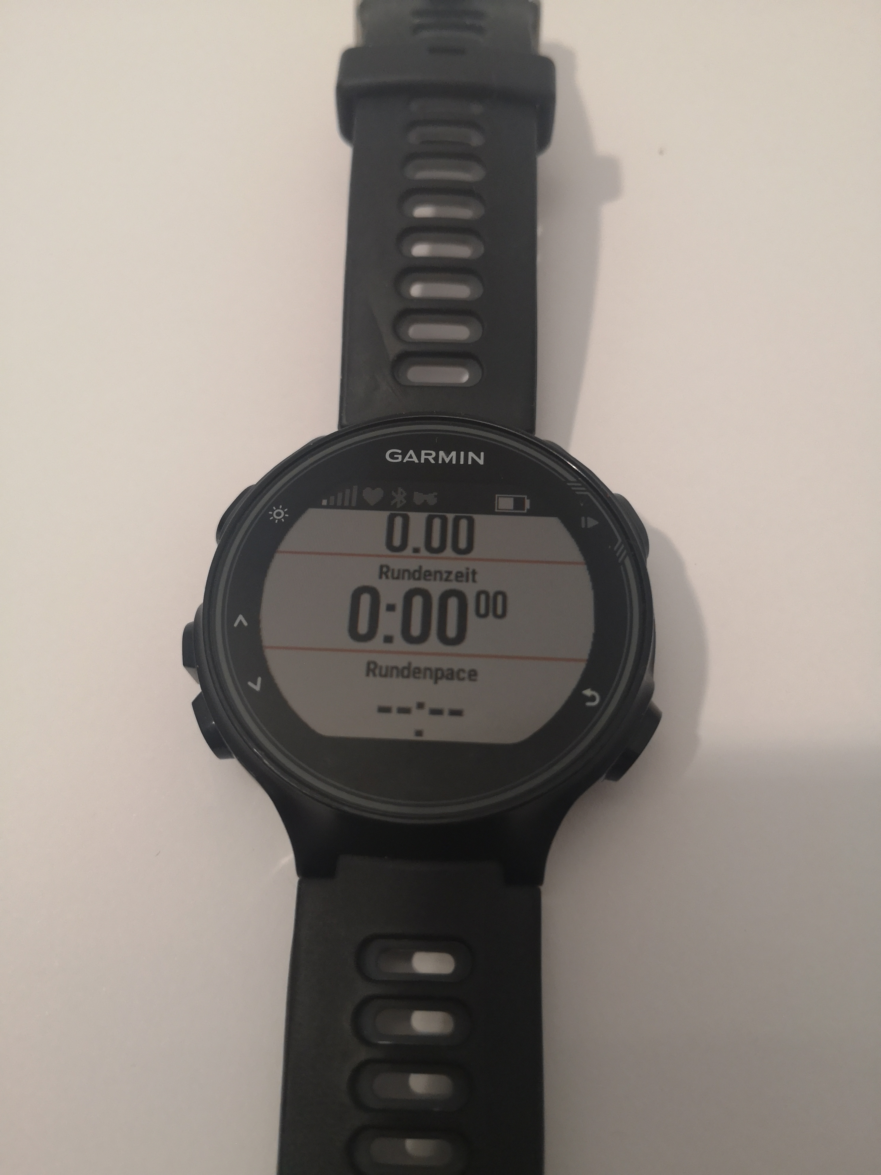 Uhr im Laufmodus