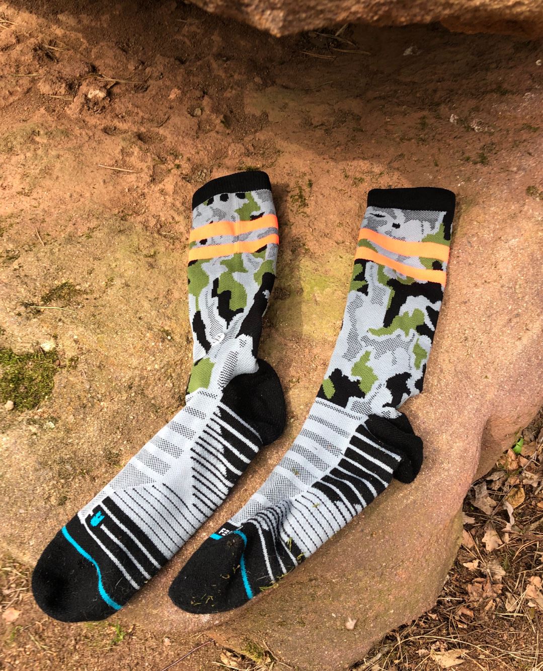 Socken in der Natur