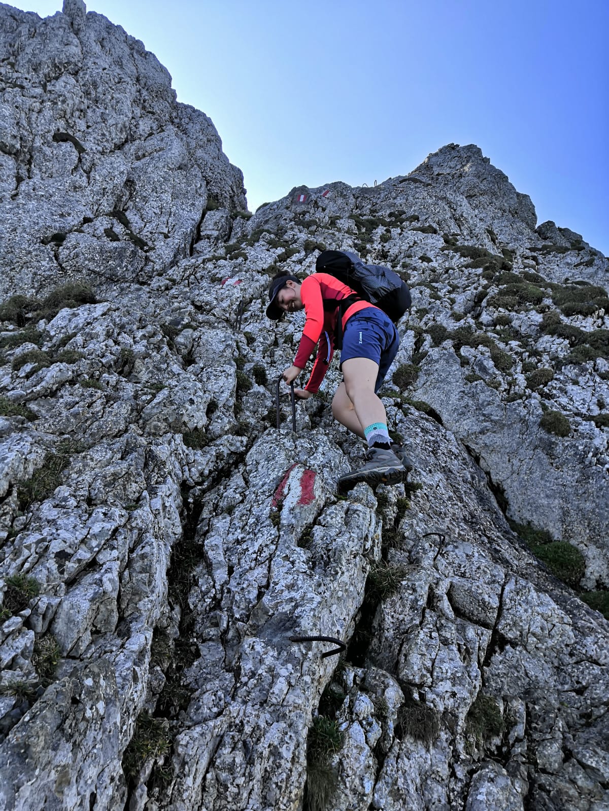 Abstieg von der Kammspitze