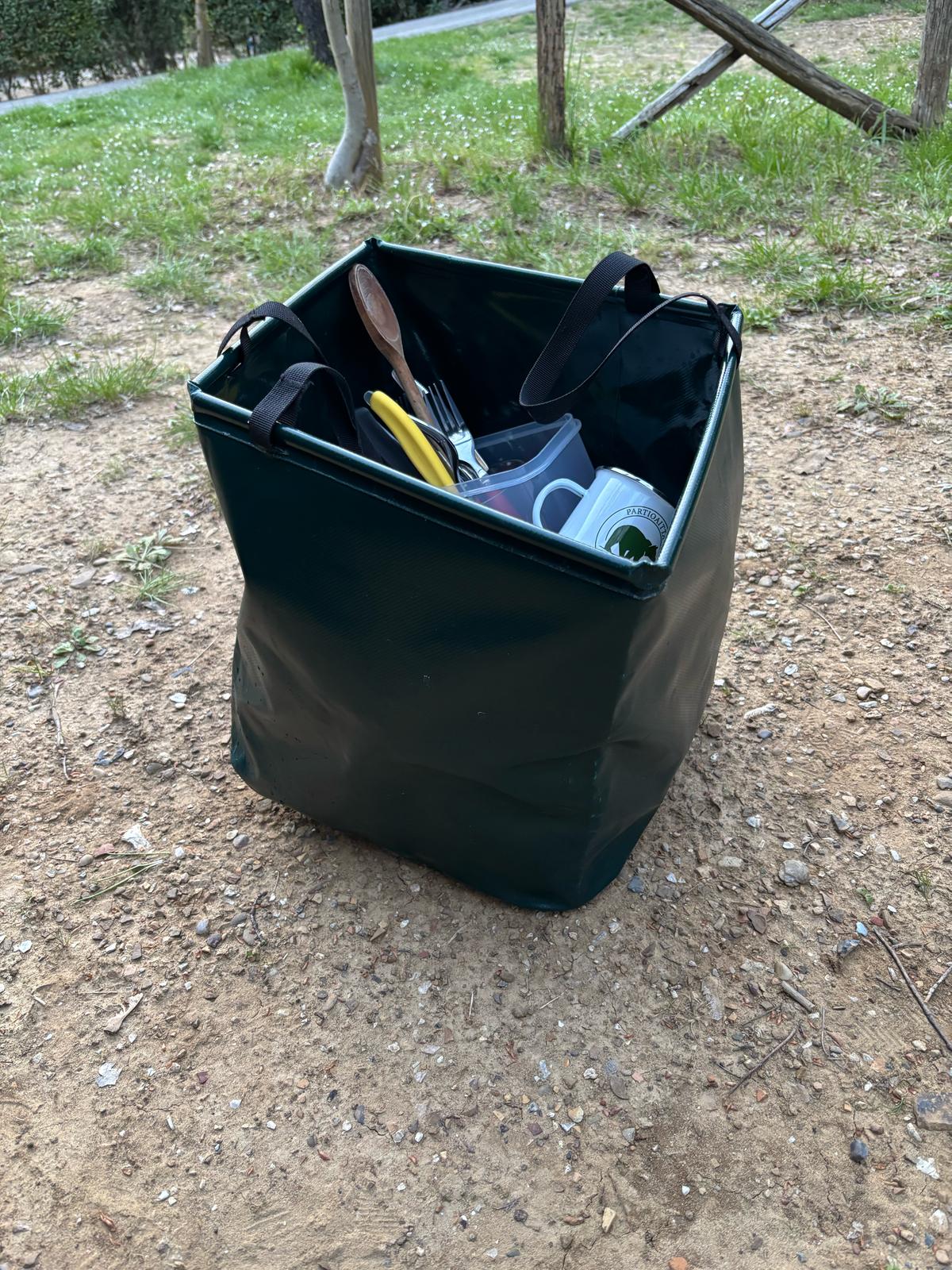 Tasche im Einsatz