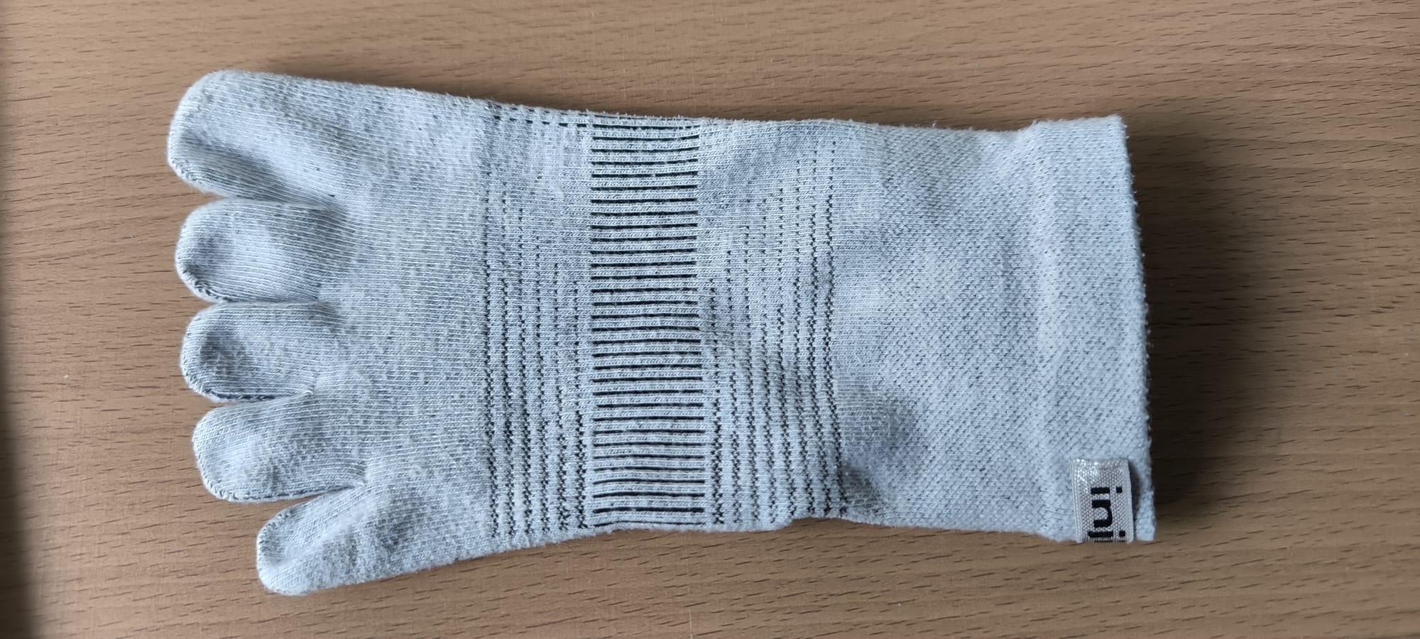 Socke von oben