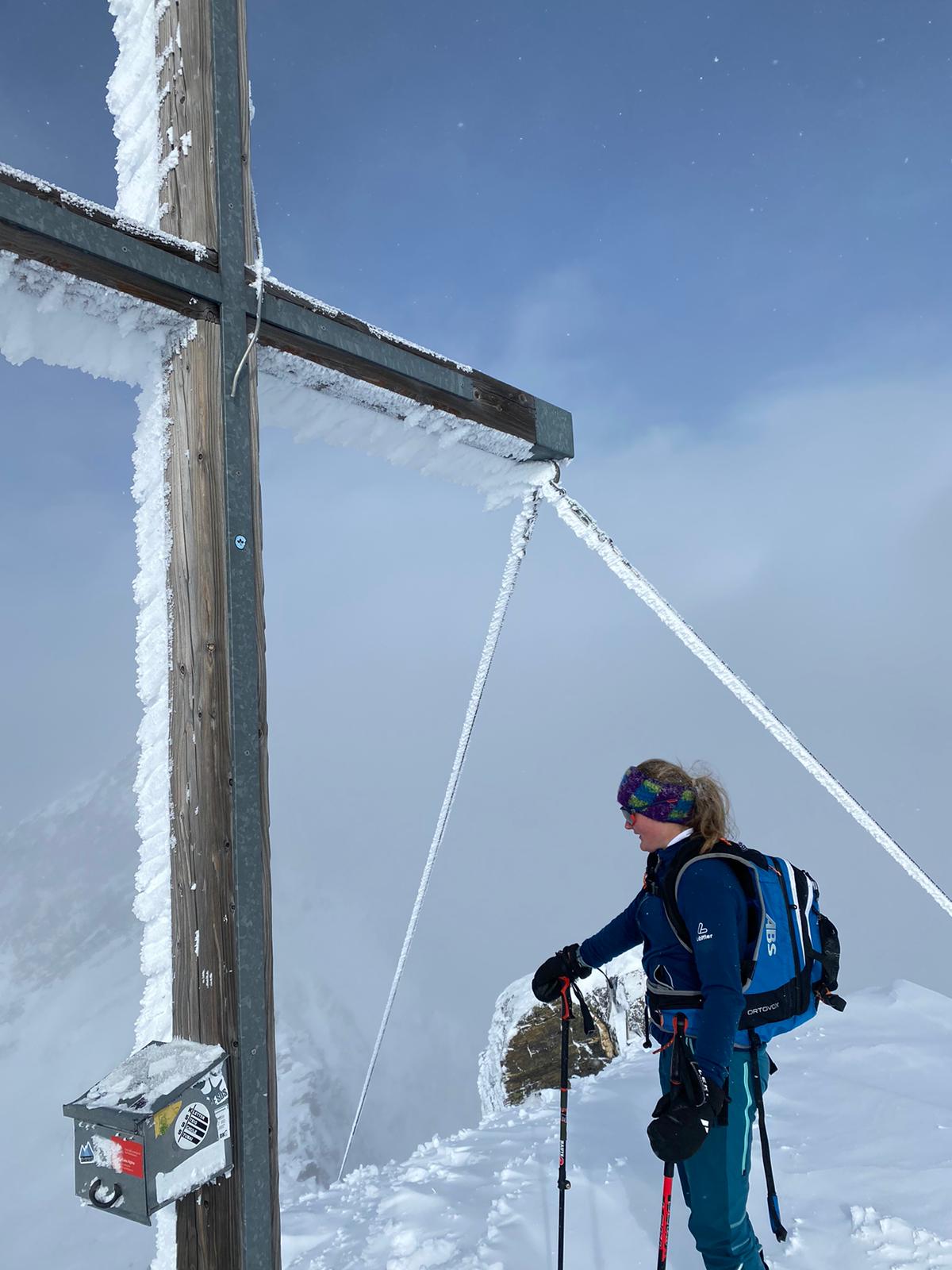 Jacke beim Skitourengehen